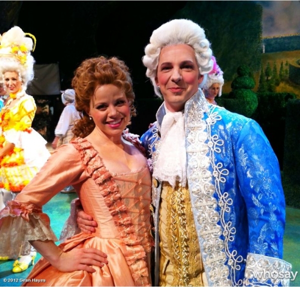 Photo Flash: Megan Hilty & Sean Hayes on SMASH Set! Image