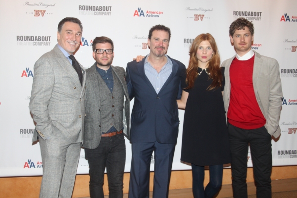 Patrick Page, Jamie Lloyd, Douglas Hodge, Clemence Poesy and Kyle Soller  Photo