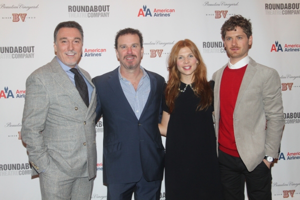 Patrick Page, Douglas Hodge, Clemence Poesy and Kyle Soller  Photo