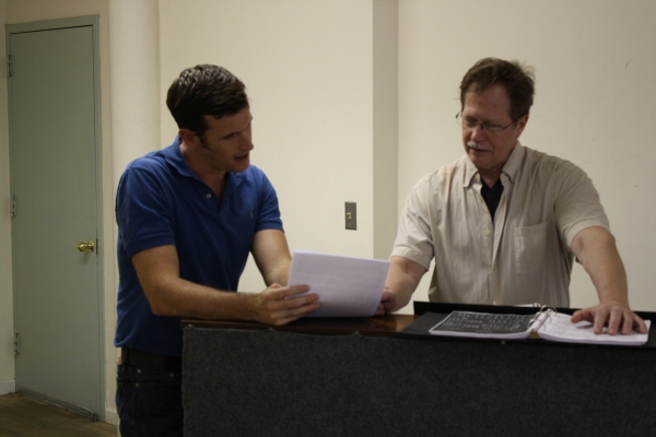 Kevin Vortmann Rehearses "Farewell, My Lovely" with Musical Director Fran Minarik Photo