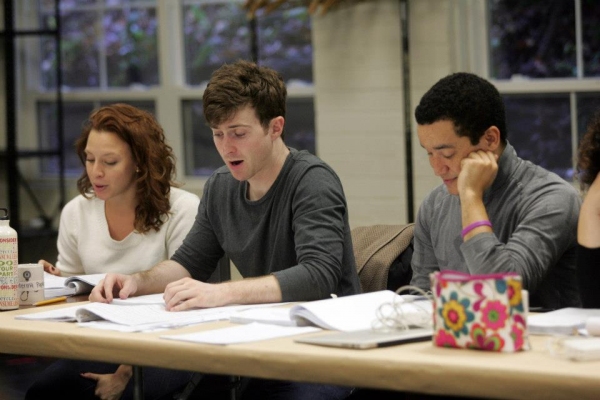 Photo Flash: In Rehearsal with Emily Skinner & Cast of GREAT AMERICAN MOUSICAL Image