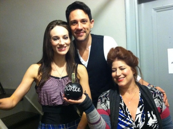 Photo Flash: Saturday Intermission Pics, Oct 13 - EVITA Mustaches, ONCE Pumpkins and More! Image