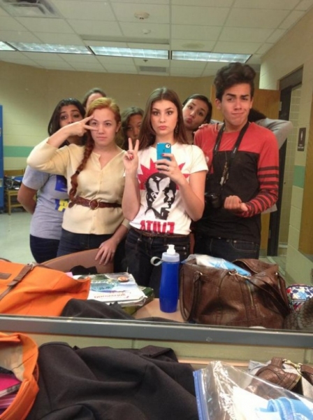 Photo Flash: Saturday Intermission Pics, Oct 13 - EVITA Mustaches, ONCE Pumpkins and More! Image