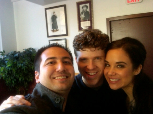 Photo Flash: Saturday Intermission Pics, Oct 13 - EVITA Mustaches, ONCE Pumpkins and More! Image