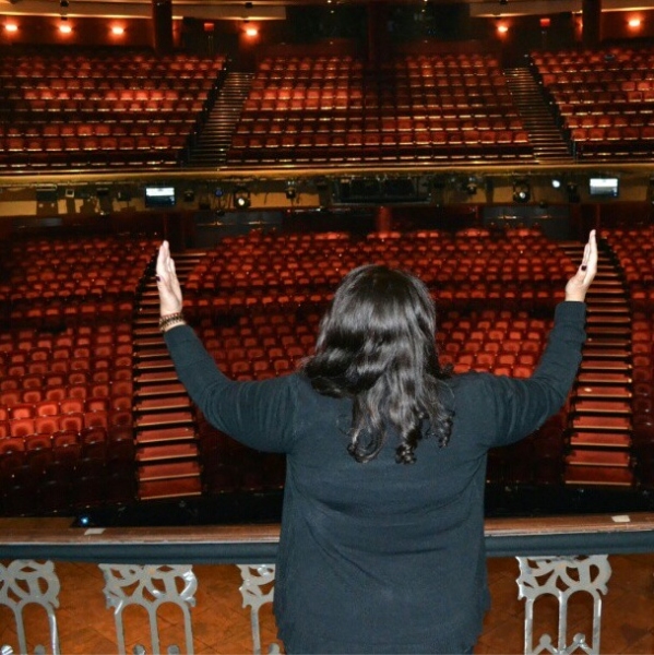 Photo Flash: Saturday Intermission Pics, Oct 13 - EVITA Mustaches, ONCE Pumpkins and More! Image