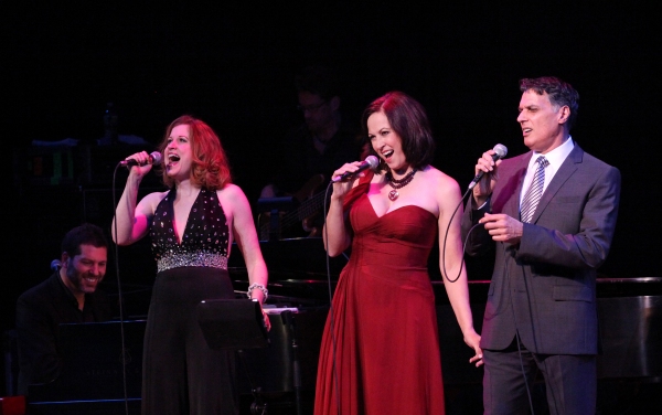 Christiane Noll, Robert Cuccioli and Linda Eder with Billy Jay Stein (at Piano)  Photo