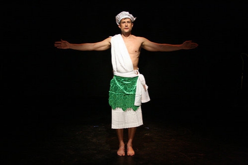 Steven Fales performing MISSIONARY POSITION at the New York International Fringe Fest Photo