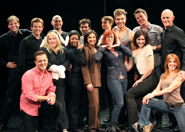 John Billingsly, Audrey Wasilewski and Vicki Lewis and the Cast of SILENCE! The Music Photo