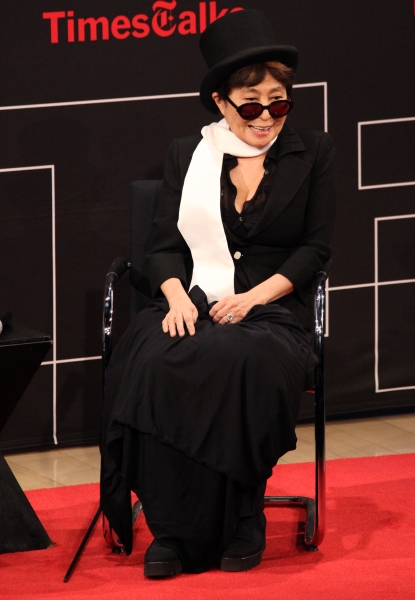 Photo Coverage: Yoko Ono Visits TimesTalks 