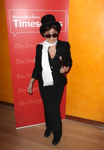 Photo Coverage: Yoko Ono Visits TimesTalks 