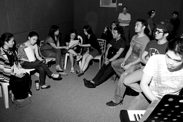 Photo Exclusive: In Rehearsal with the Cast of ANG BAGONG HARANA 