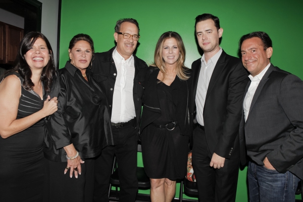 Dayle Reyfel, Lainie Kazan, Tom Hanks, Rita Wilson, Colin Hanks, Eugene Pack Photo