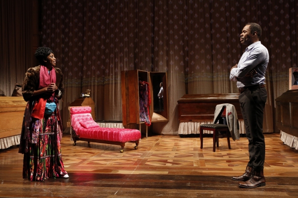 Sharon Washington and Colman Domingo in Wild With Happy, written by Colman Domingo an Photo