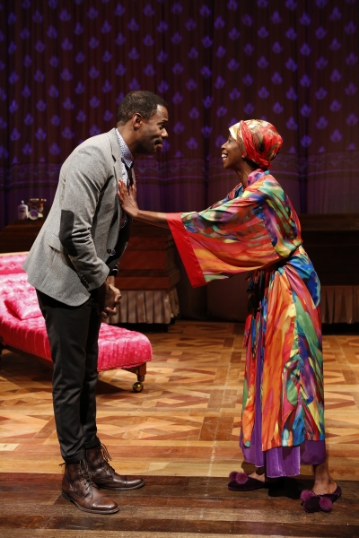 Colman Domingo and Sharon Washington in Wild With Happy, written by Colman Domingo an Photo