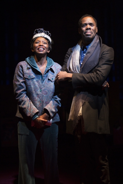 Sharon Washington and Colman Domingo in Wild With Happy, written by Colman Domingo an Photo