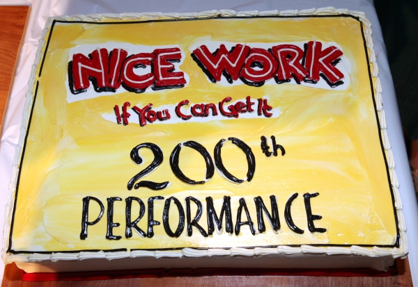 Photo Coverage: NICE WORK IF YOU CAN GET IT Celebrates 200th Performance Image