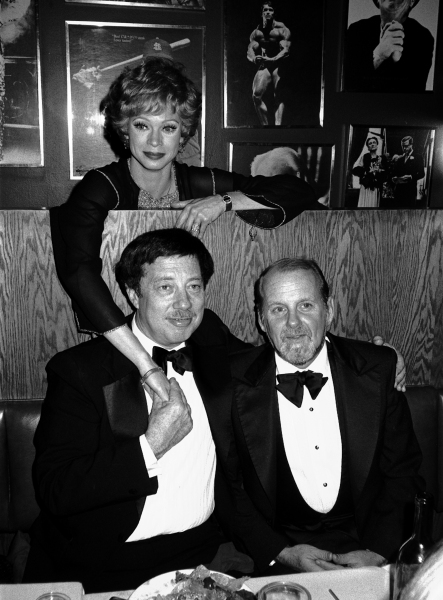 Cy Coleman with Bob Fosse and Juliet Prowse Attending a Theatre Benefit party in New  Photo