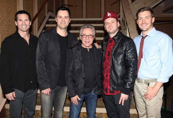 Todd Fournier, Brian Brigham, Frankie Valli, Brandon Brigham and Landon Fournier Photo