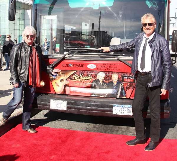 Photo Flash: Air Supply's Graham Russell and Russell Hitchcock Honored with 'Ride of Fame' Image