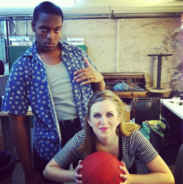 Photo Flash: Saturday Intermission Pics, Oct 20 - Part 2 - EVITA 'SkeleTONES', BOOK OF MORMON Playdates & More! Image