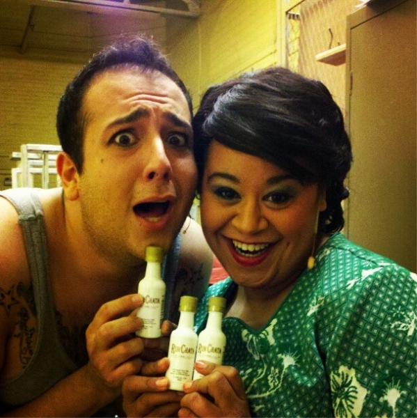 Photo Flash: Saturday Intermission Pics, Oct 20 - Part 2 - EVITA 'SkeleTONES', BOOK OF MORMON Playdates & More! Image