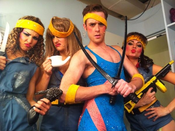 Photo Flash: Saturday Intermission Pics, Oct 20 - Part 2 - EVITA 'SkeleTONES', BOOK OF MORMON Playdates & More! Image