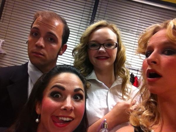 Photo Flash: Saturday Intermission Pics, Oct 20 - Part 2 - EVITA 'SkeleTONES', BOOK OF MORMON Playdates & More! Image