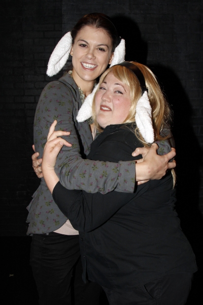 Photo Flash: PRETTY LITTLE LIARS' Lindsey Shaw Visits SILENCE! THE MUSICAL Image