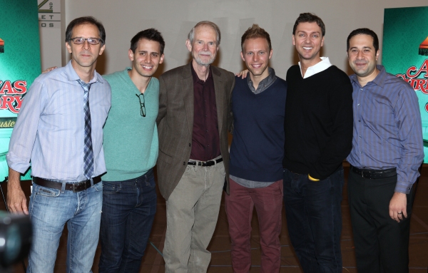 Director John Rando, Benj Pasek, Joseph Robinette,  Justin Paul, Warren Carlyle and G Photo