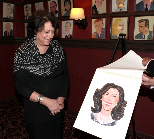 Photo Coverage: Manhattan Theatre Club Artistic Director Lynne Meadow Receives Sardi's Caricature Image