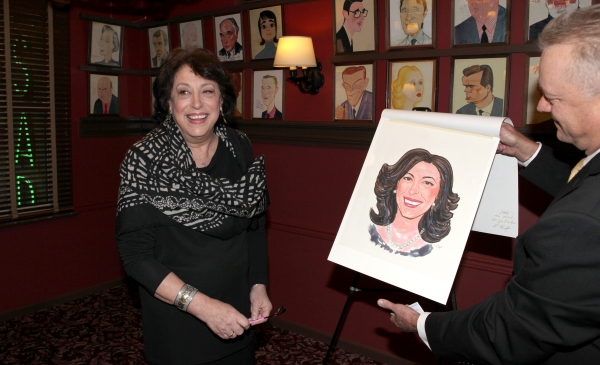 Photo Coverage: Manhattan Theatre Club Artistic Director Lynne Meadow Receives Sardi's Caricature Image