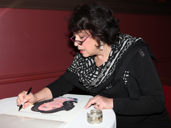 Photo Coverage: Manhattan Theatre Club Artistic Director Lynne Meadow Receives Sardi's Caricature Image