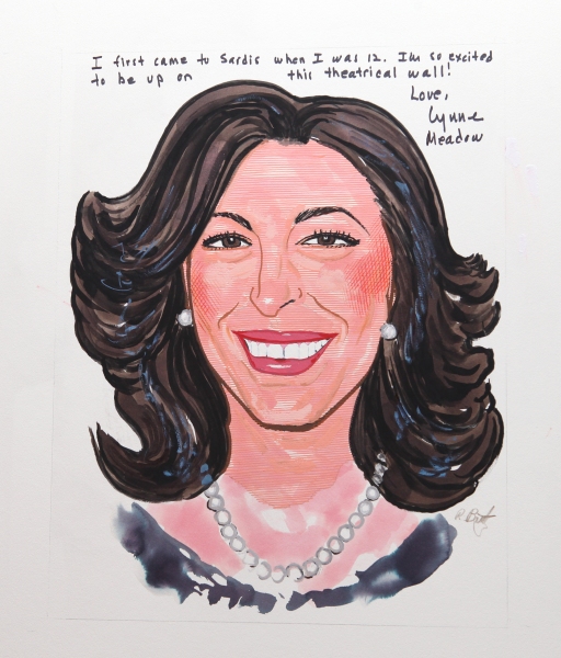 Photo Coverage: Manhattan Theatre Club Artistic Director Lynne Meadow Receives Sardi's Caricature Image