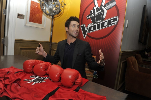 Photo Flash: Adam Levine Stops by NY Screening of THE VOICE 