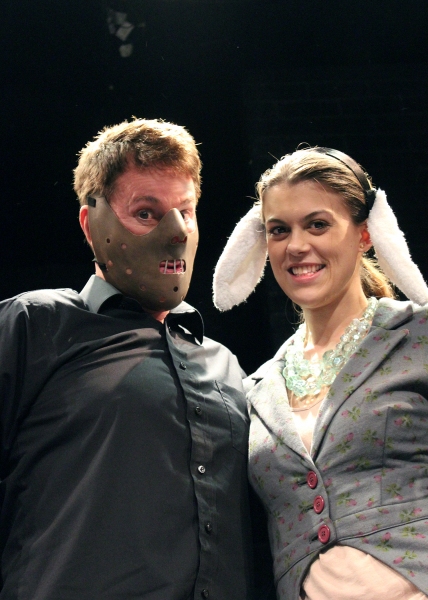 Chad Allen and Lindsay Shaw at Silence! The Musical. Photo