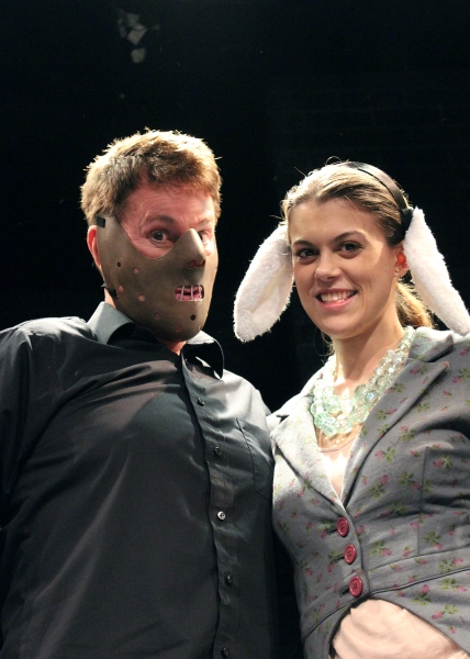 Photo Flash: Lindsay Shaw and Chad Allen Visit SILENCE! THE MUSICAL in LA Image