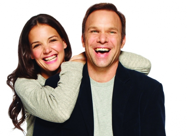 Photo Flash: Hot Shots - Norbert Leo Butz and Katie Holmes Laugh It Up for DEAD ACCOUNTS! Image