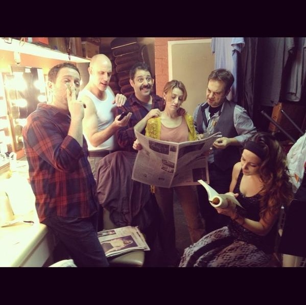 Photo Flash: Saturday Intermission Pics, Oct 27 - EVITA Reveals SIP Contest Winner, ONCE's Theatre Dog and More! Image