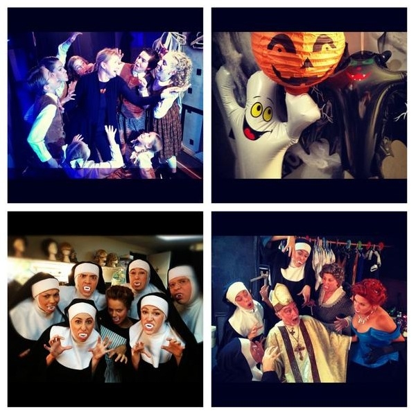 Photo Flash: Saturday Intermission Pics, Oct 27 - EVITA Reveals SIP Contest Winner, ONCE's Theatre Dog and More! Image