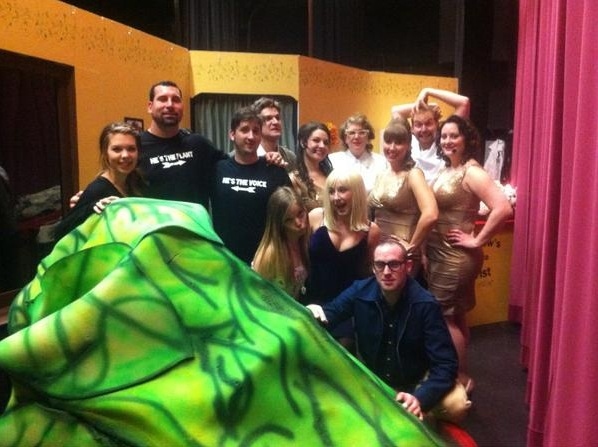 Photo Flash: Saturday Intermission Pics, Oct 27 - EVITA Reveals SIP Contest Winner, ONCE's Theatre Dog and More! Image