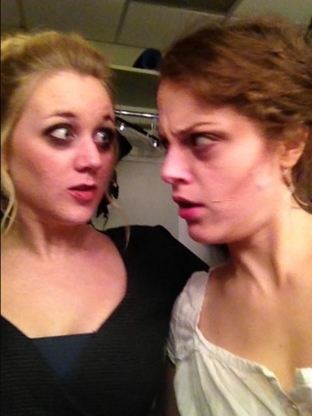 Photo Flash: Saturday Intermission Pics, Oct 27 - EVITA Reveals SIP Contest Winner, ONCE's Theatre Dog and More! Image