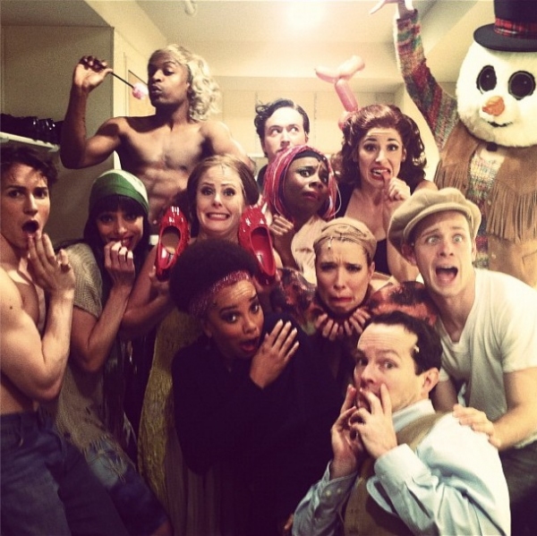 Photo Flash: Saturday Intermission Pics, Oct 27 - EVITA Reveals SIP Contest Winner, ONCE's Theatre Dog and More! Image