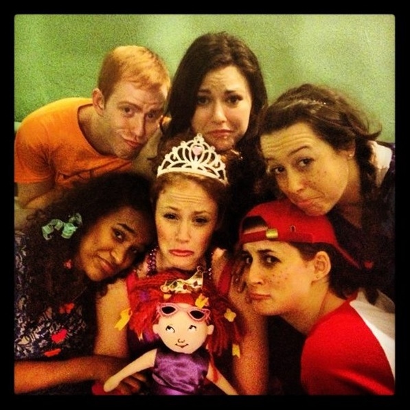 Photo Flash: Saturday Intermission Pics, Oct 27 - EVITA Reveals SIP Contest Winner, ONCE's Theatre Dog and More! Image