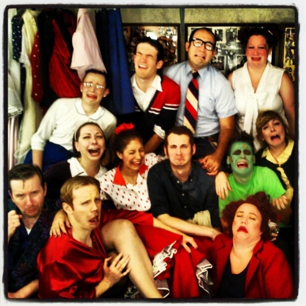 Photo Flash: Saturday Intermission Pics, Oct 27 - Part 2 - Trick-or-Treaters Backstage at NEWSIES and More! Image