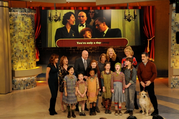 Photo Flash: Sneak Peek - Cast of Broadway's ANNIE on KATIE! Image