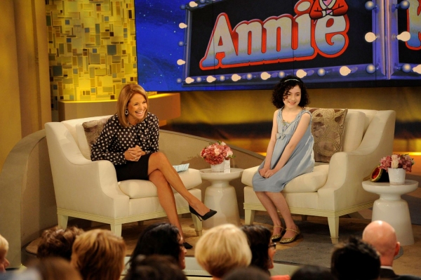 Photo Flash: Sneak Peek - Cast of Broadway's ANNIE on KATIE! Image
