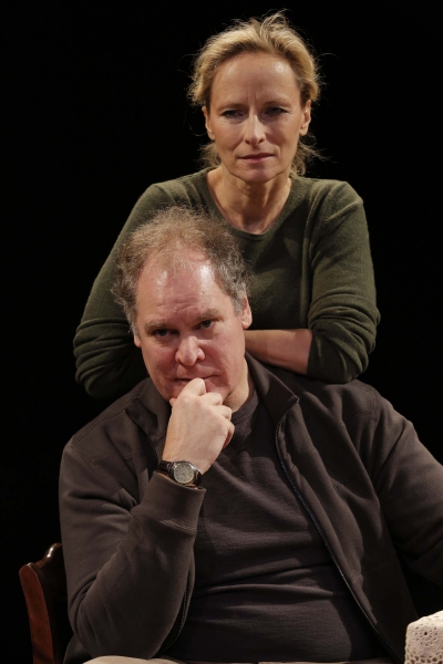 Jay O. Sanders and Laila Robins in Sorry, written and directed by Richard Nelson, a P Photo