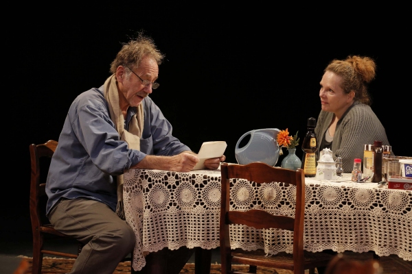  Jon DeVries and Maryann Plunkett in Sorry, written and directed by Richard Nelson, a Photo