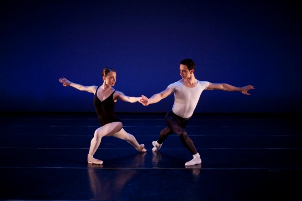 Beatrice Sebelin and Jonnathan Ramirez Mejia in Balanchine & Beyond  (Credit: Julie S Photo
