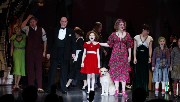 Photo Coverage: Inside Opening Night of ANNIE Opening- the Curtain Call!  Image